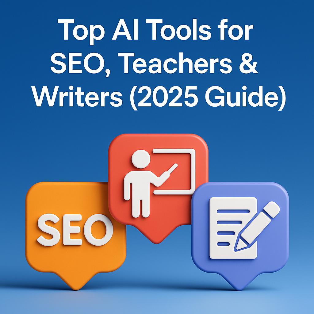 Top AI Tools for SEO, Teachers & Writers (2025 Guide)